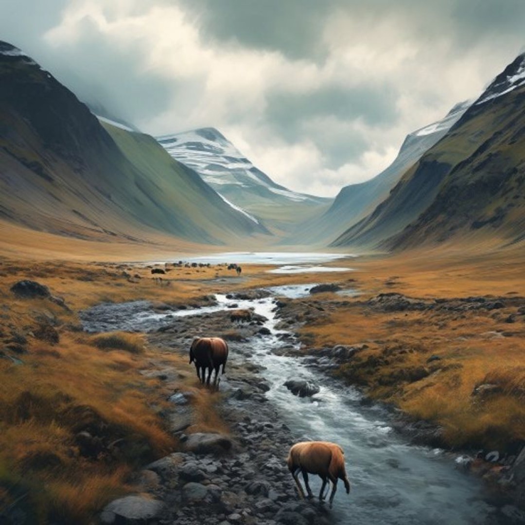 Illustration de la galère : Route du Cercle d'Or coupée par une tempête en Islande