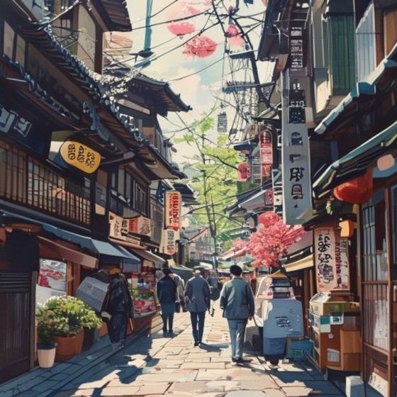 Illustration : Tout en espèces au Japon : bloqué sans yens à Kyoto