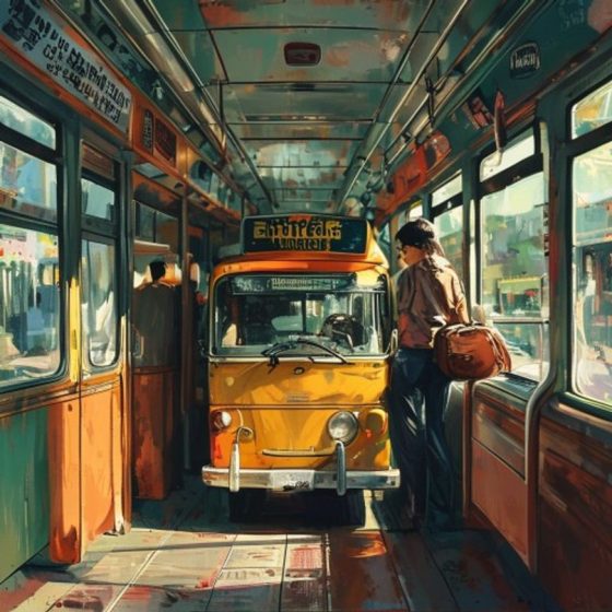 Illustration : Bus de nuit surbooké entre Hanoï et Hué