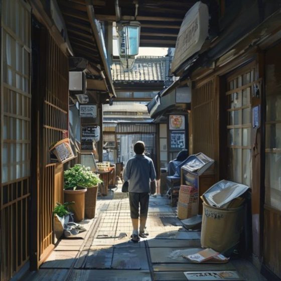 Illustration : Ryokan cash-only et zéro poubelle dans la rue à Osaka