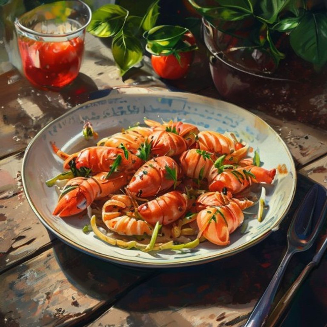 Illustration de la galère : Allergies aux crevettes