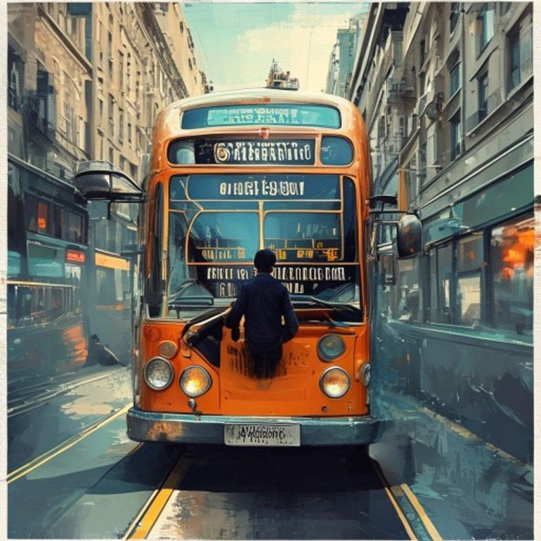 Illustration de la galère : ticket de bus à Glasgow