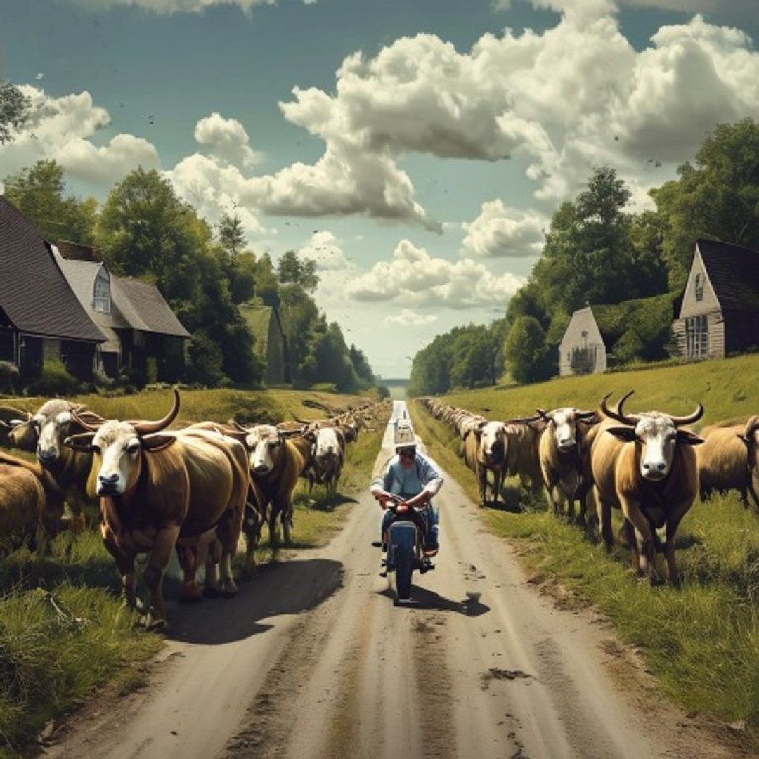 Illustration de la galère : Vaches énormes en Ecosse