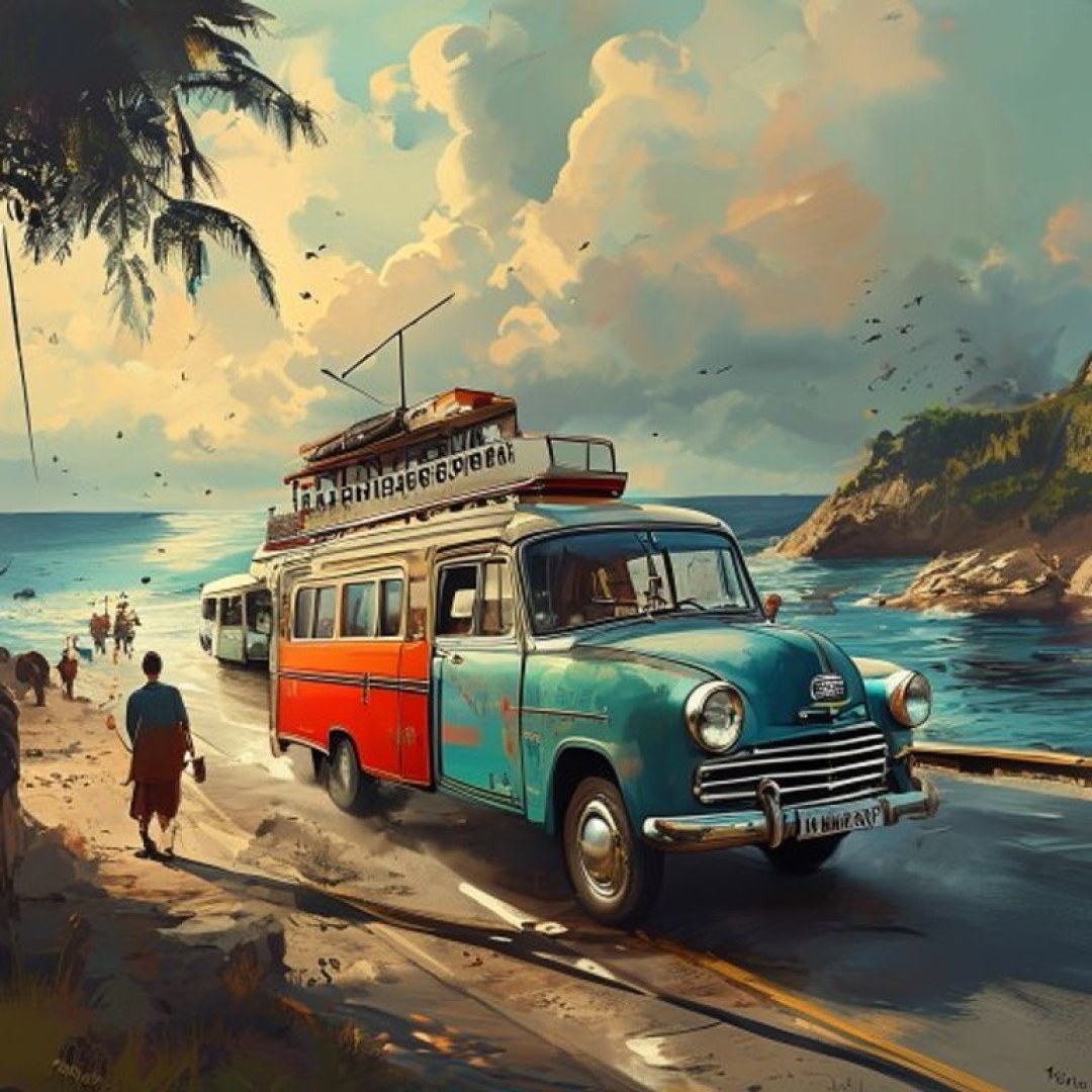Illustration de la galère : Panne de voiture dans le bac