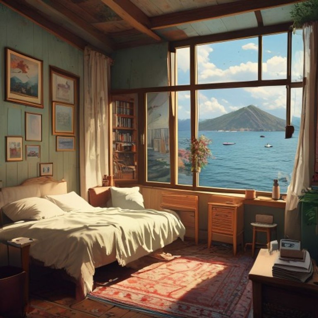 Illustration de la galère : « Vue mer » : il y avait bien de l'eau… au plafond