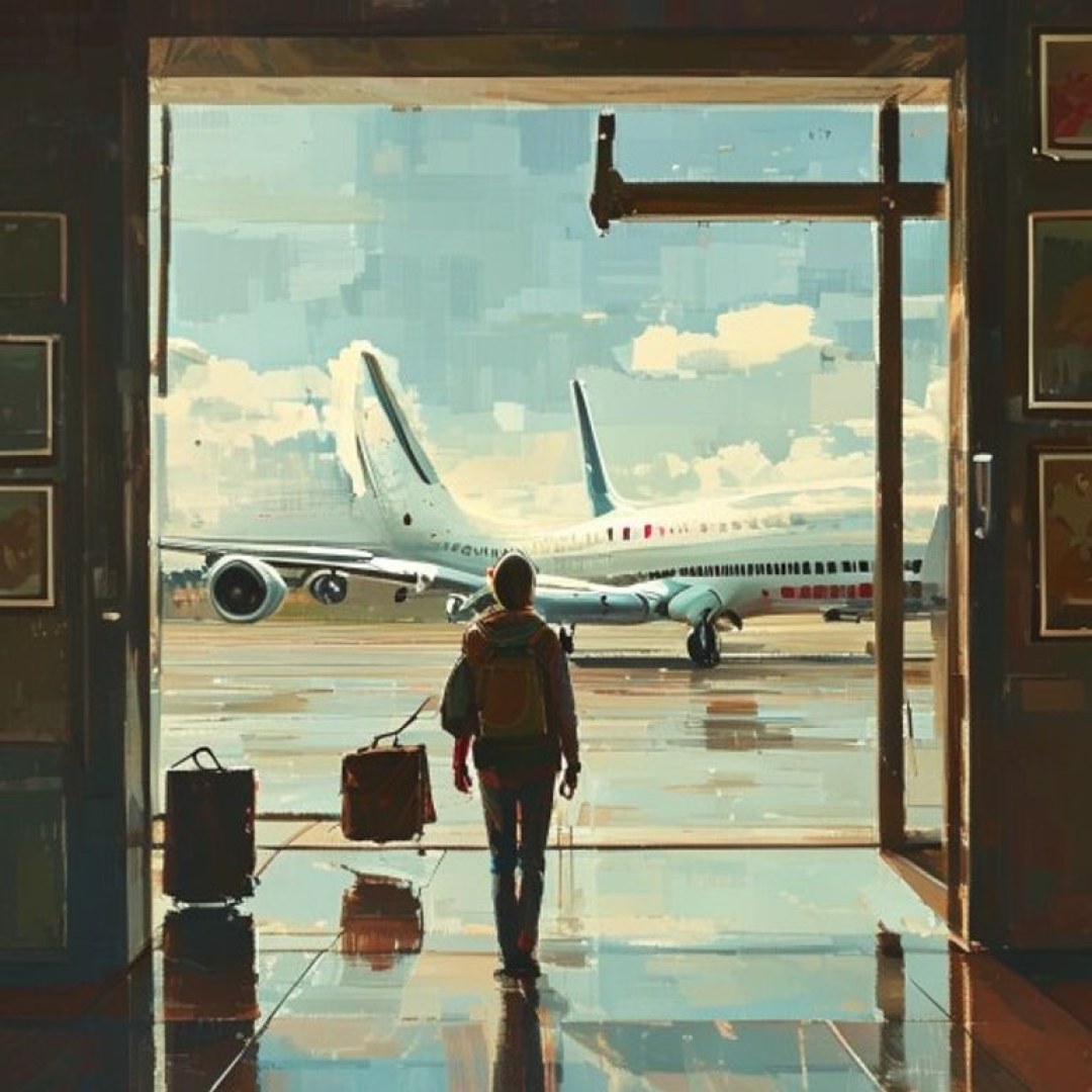 Illustration de la galère : Deux heures d'avance. Porte fermée quand même.