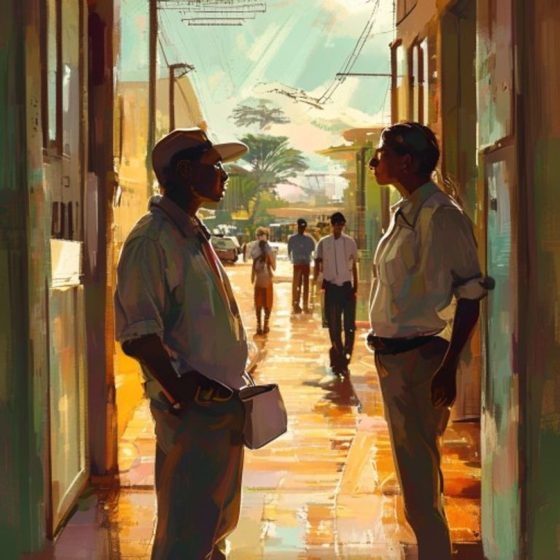 Illustration : Refoulé à Nairobi pour une feuille non imprimée