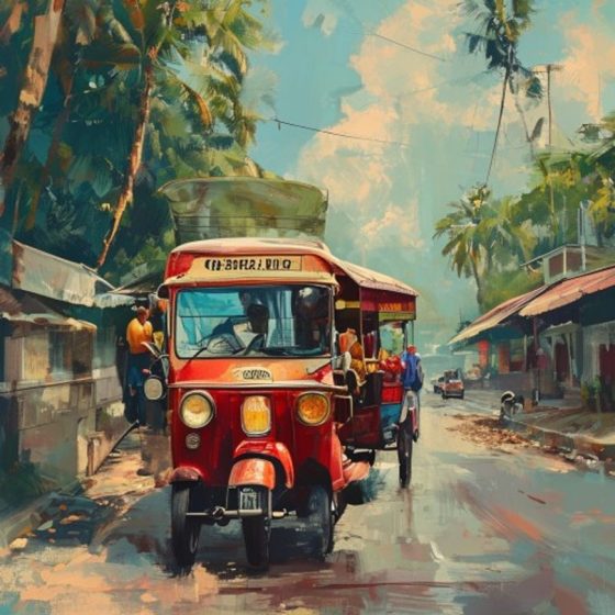 Illustration : Tuk Tuk