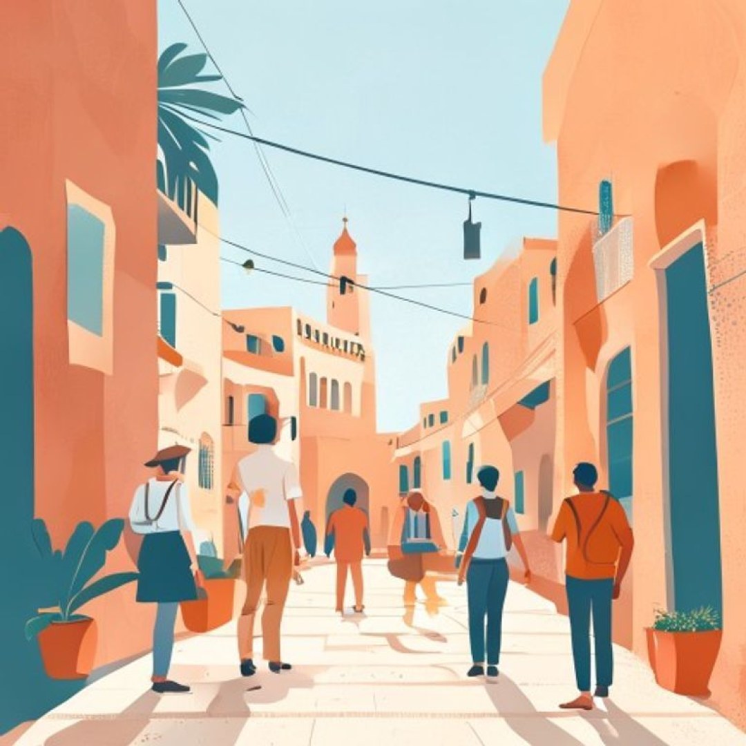 Illustration de la galère : Faux guide au Maroc