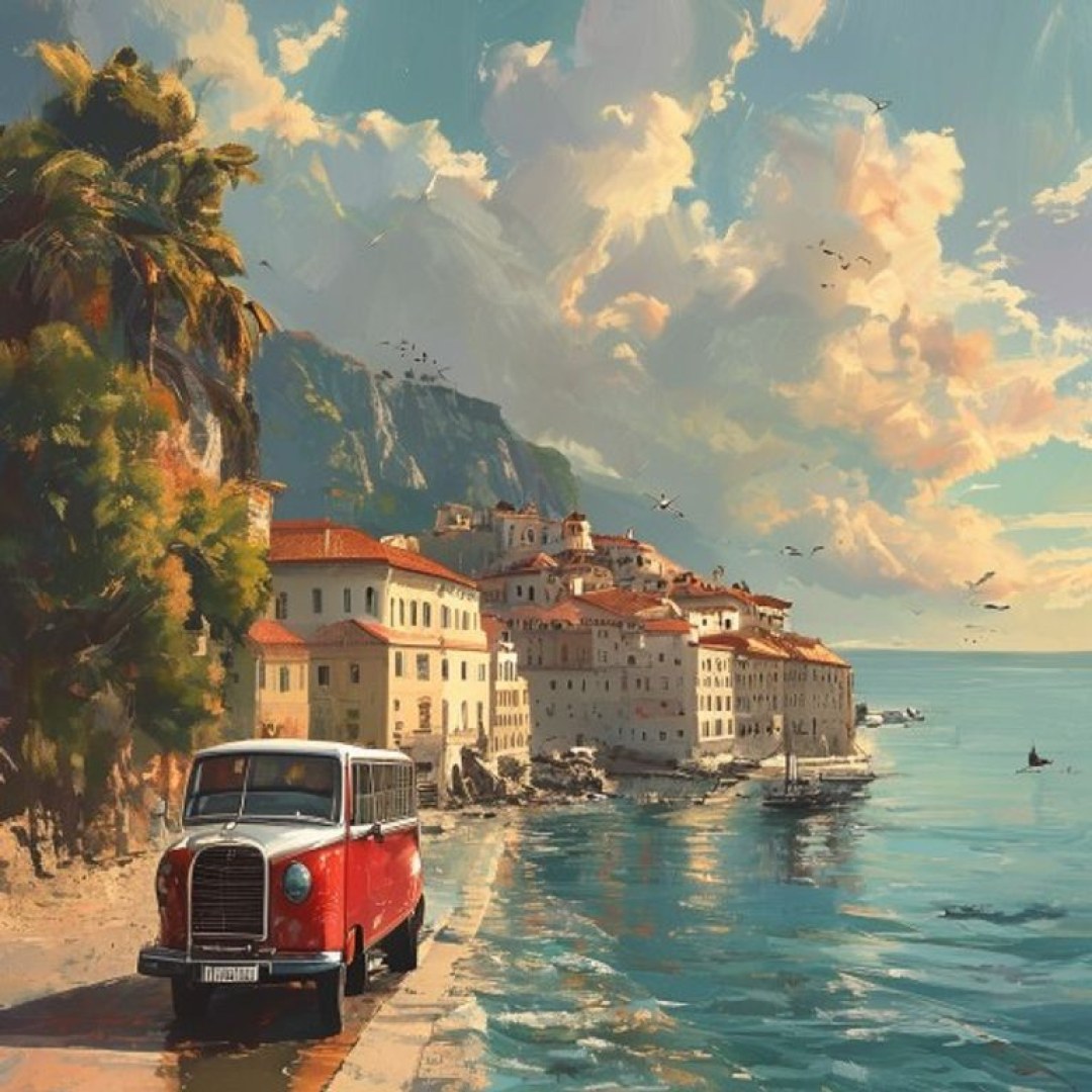 Illustration de la galère : Voyage en Croatie qui fini en Italie