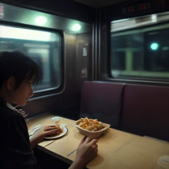 Illustration : Pas de repas dans le train