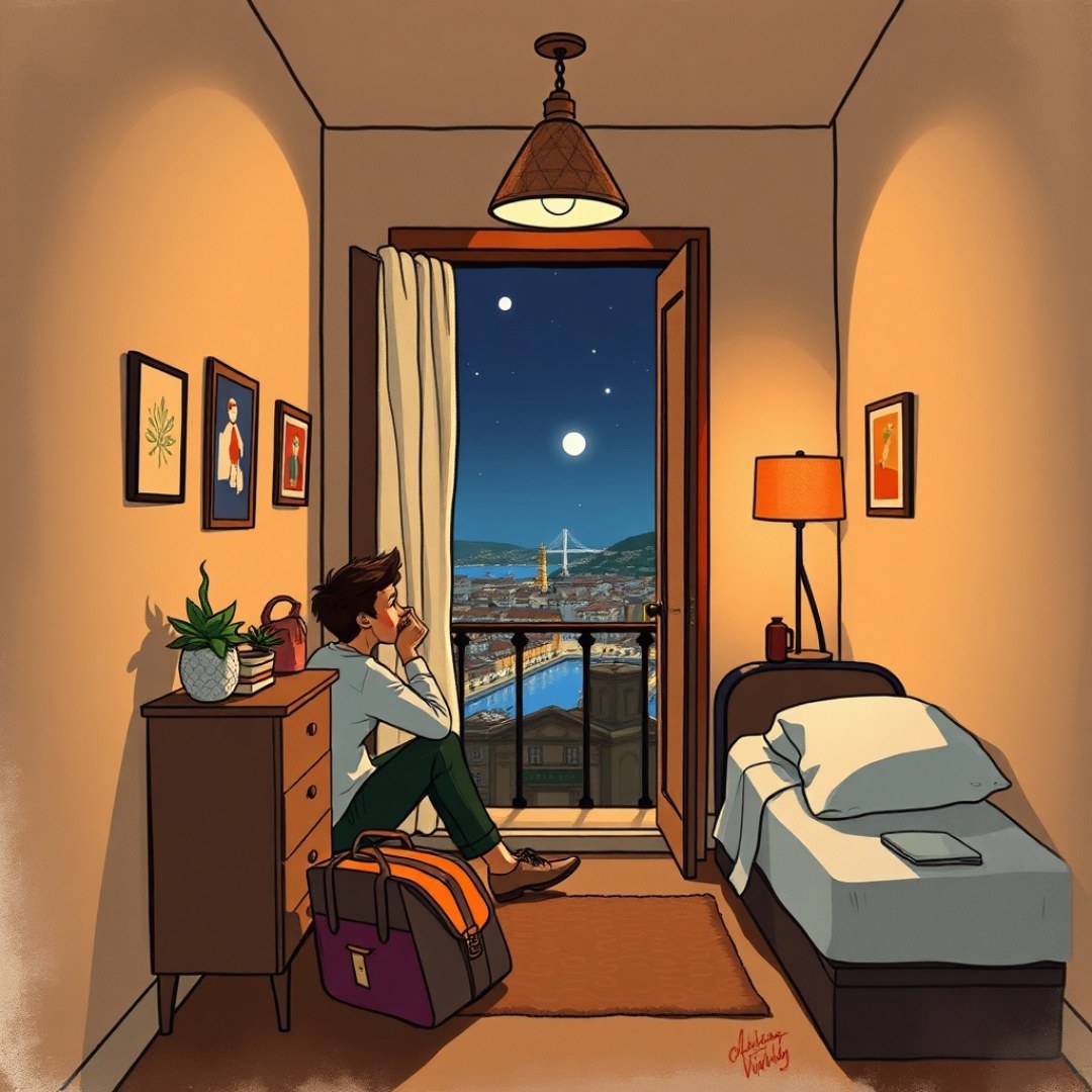 Illustration de la galère : Notre nuit dans la 'suite' de 8m² à Lisbonne, une blague !