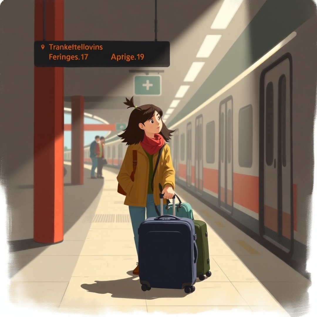 Illustration de la galère : s’apercevoir qu’on a interverti les sacoches
